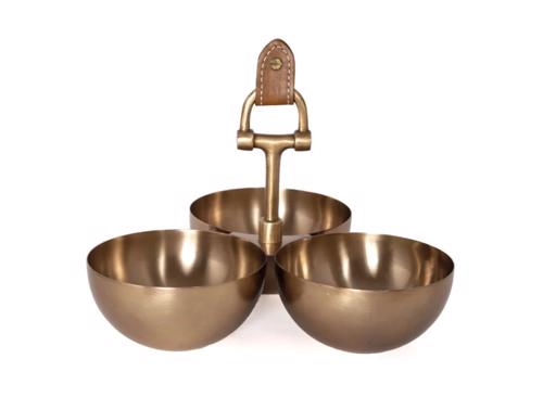 Adamsbro Triple bowl brass