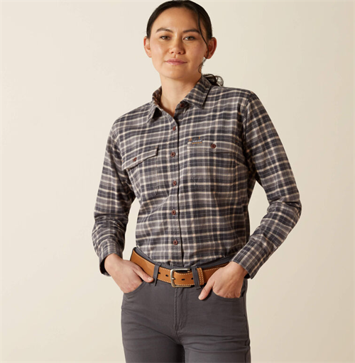 Ariat Rebar durastretch flannel skjorte dame