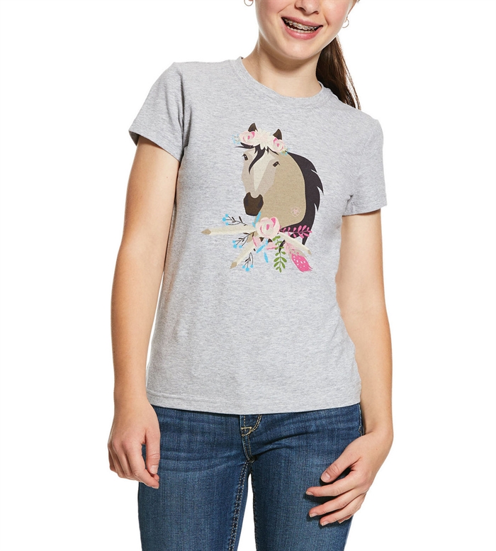 Ariat Girls Bohemian Horse T-shirt SS20
