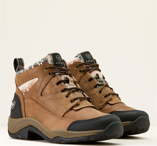 Ariat Terrain Dark Tan/Natural Southwest Print støvle