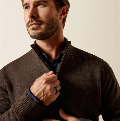 Ariat Bolinas 1/4 zip sweater herre