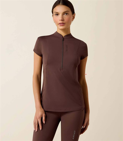 Ariat Breathe 1/2 zip kortærmet baselayer