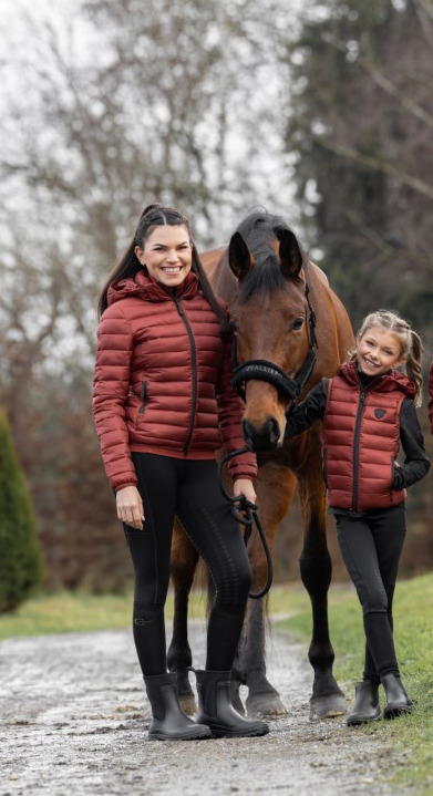 Covalliero vinter ridetights m fullgrip til junior