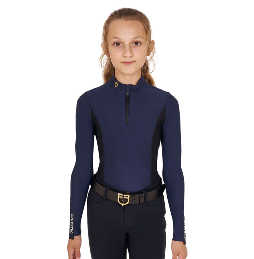 Equestro langærmet træningsbluse baselayer junior FW24