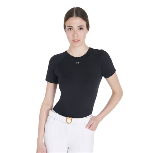 Equestro slim fit tech trænings t-shirt