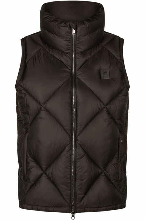 Eskadron Heritage kviltet vest mørkebrun