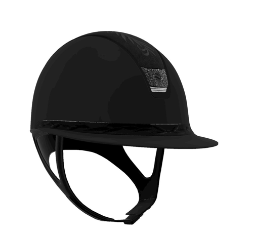 Samshield Miss Shield 2.0 mat sort flower embroidery og crystal fabric