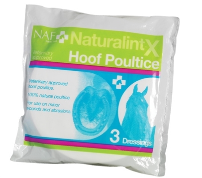 NAF NaturalintX Hoof Poultice vatbind med 3 omslag