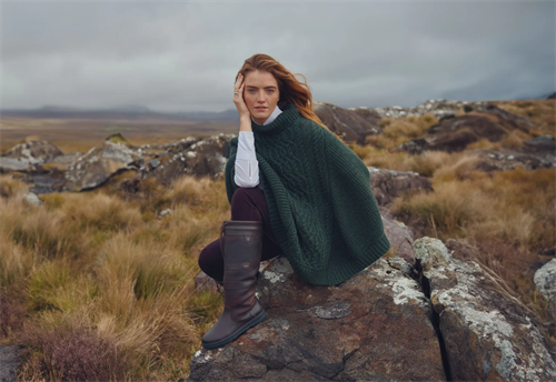 Dubarry Kilronan poncho (merino)