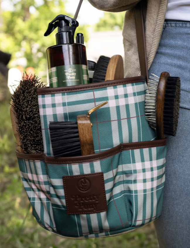 Pretty Pony strigletaske i canvas og læder