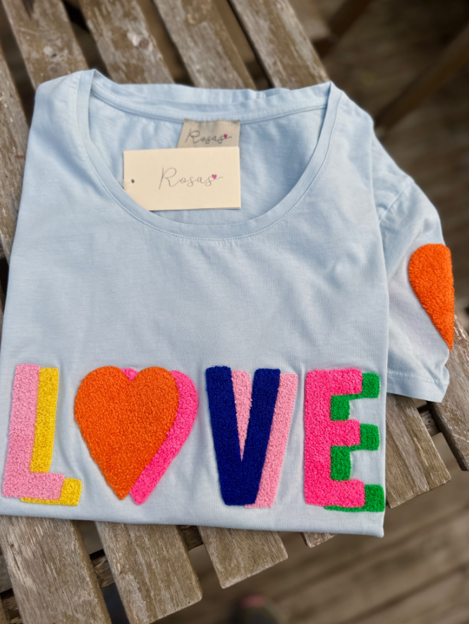 Lulus Love t-shirt lyseblå 