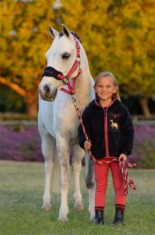 LeMieux Mini Teagan navy fleece