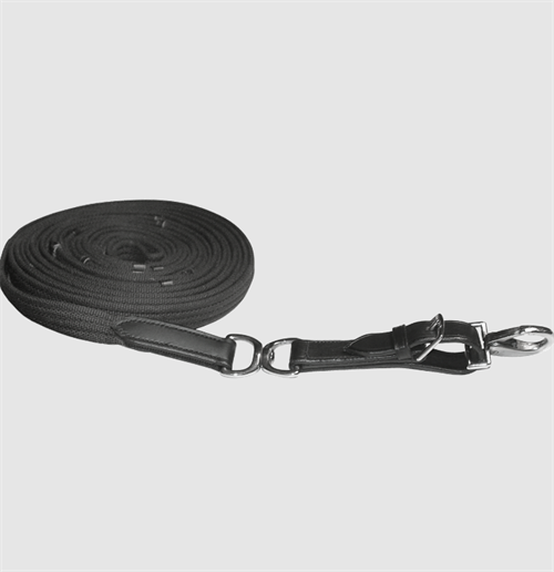 Waldhausen web longe med læder loop