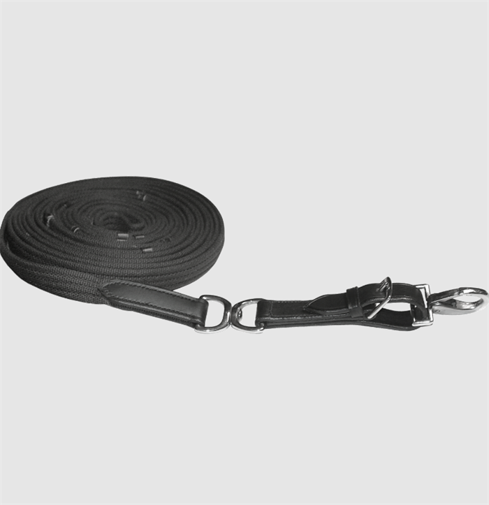 Waldhausen web longe med læder loop